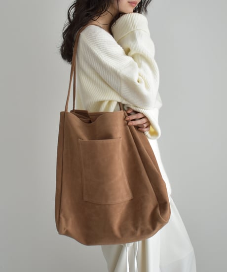 Fake Suede Tote Bag b1910-41