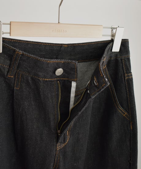 High Waist Tuck Wide Denim bo2000-180