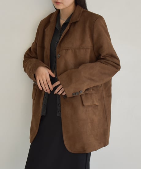 Fake Suede Tailored Jacket t1911-336