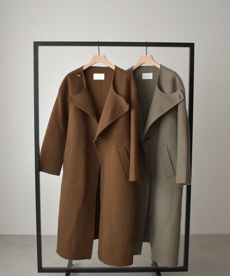 Nocollar Wool Long Coat c1911-25