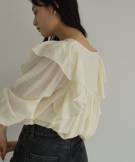 Gather Frill Blouse