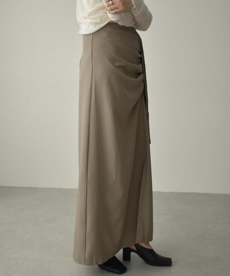 Gather Ribbon Skirt bo2000-59