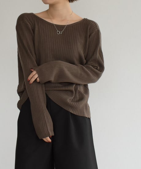 Backdesign Rib Pullover t1911-51