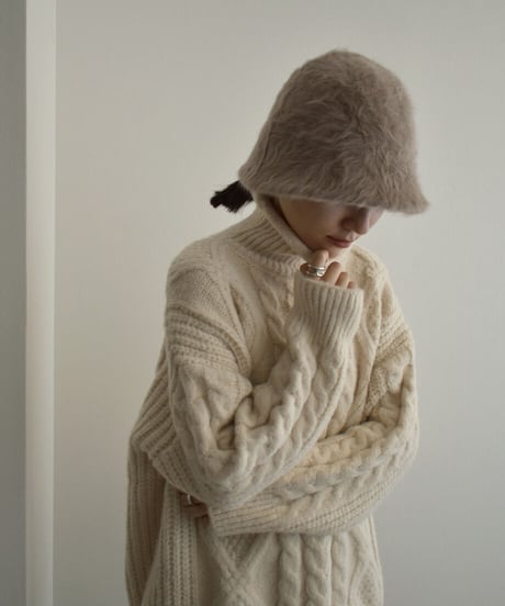Angora Shaggy Hat h2000-4