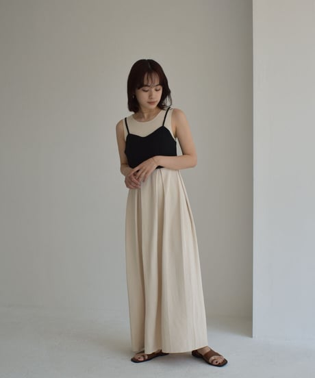Waist Tuck 2way Nosleeve Oenpiece op-0202009504