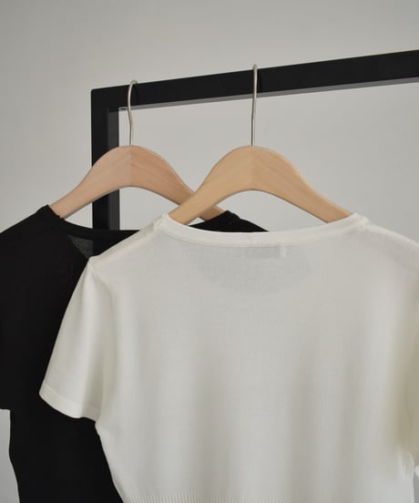 Waist Shape Button Knit Tops t1911-393