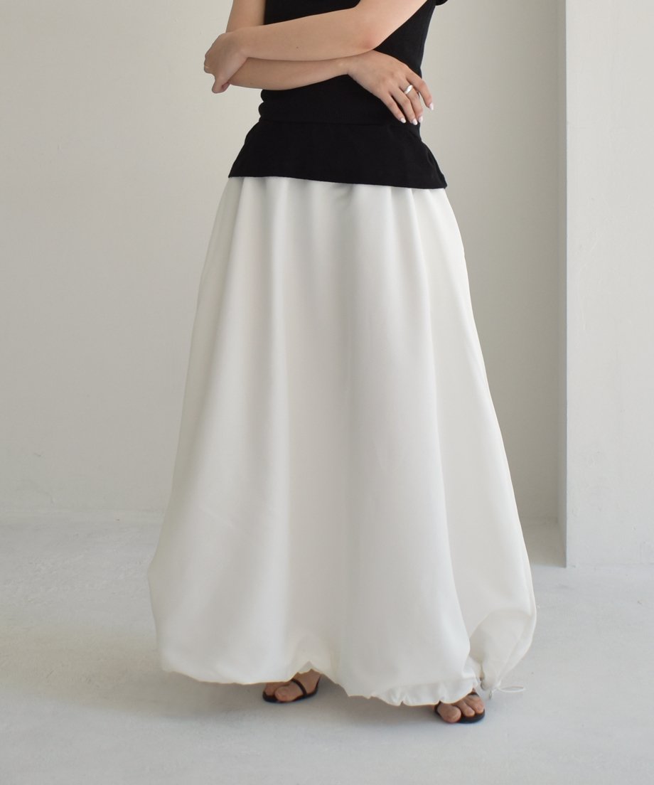 Drawstring Balloon Skirt | cizatto 