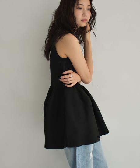 Peplum Knit Tops t1911-401