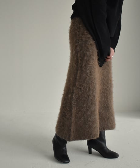Shaggy Knit Skirt bo2000-74