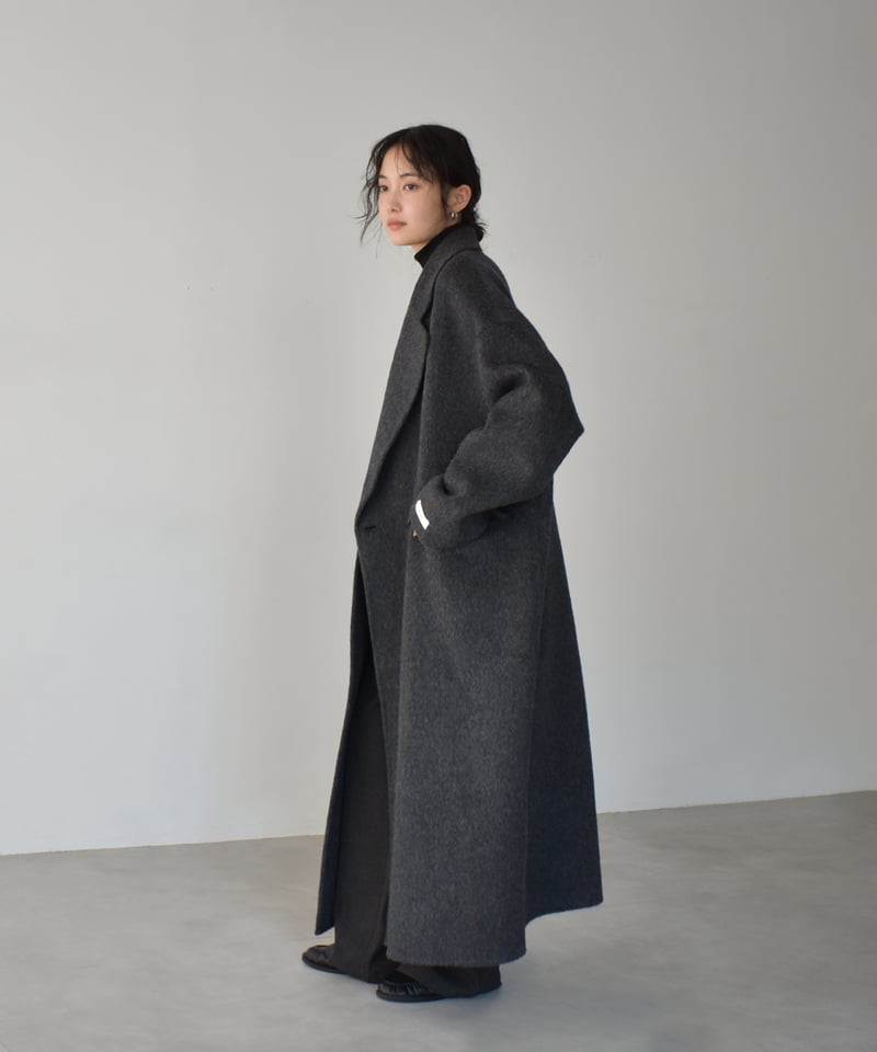らむ様！cizatto Wool Gown Coat ウールガウンコート　ロング Shaggy Wool Long Coat c1911-49 | cizatto