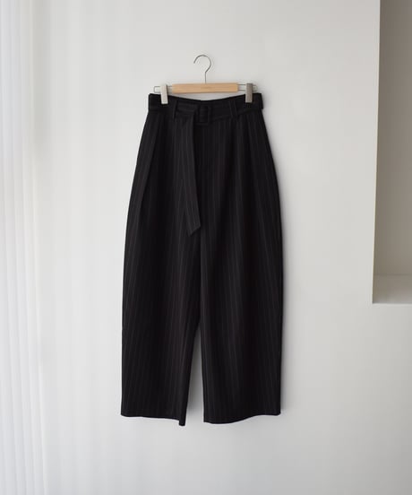 Stripe Cocoon Pants（Black）bo2000-194