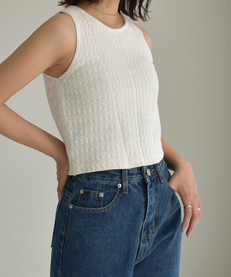 Compact Knit Tanktop t1911-196