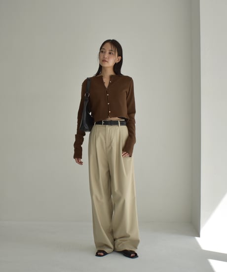 Crew Neck Short Cardigan t1911-223
