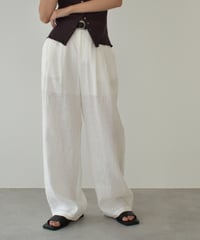 Tuck Linen Pants bo2000-164