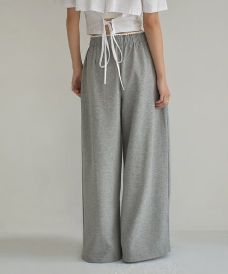 Double Waist Tuck Sweat Pants bo2000-146