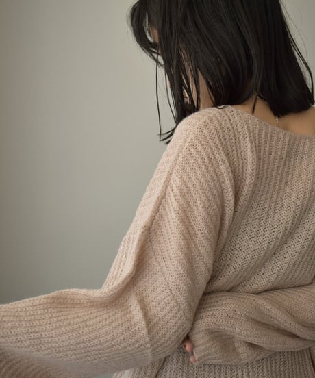 Vneck Over Knit Tops t1911-128
