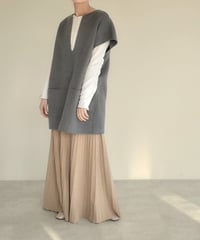 Wool Short Caftan Vest t1911-43