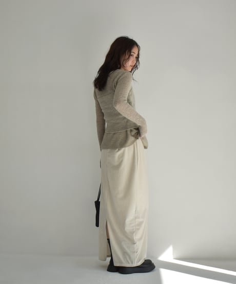 2piece Sheer Knit Cardigan t1911-344