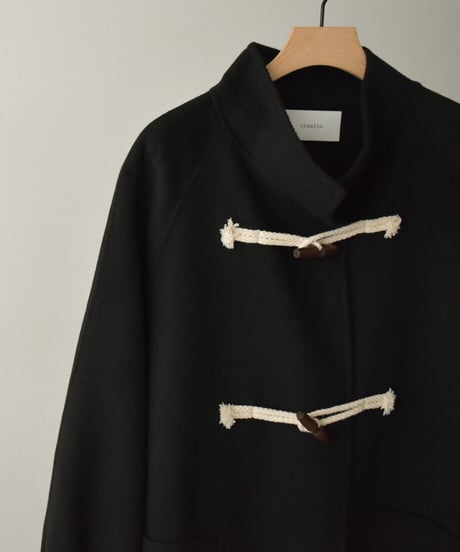 Volume Sleeve Duffel Coat (Black) c1911-24