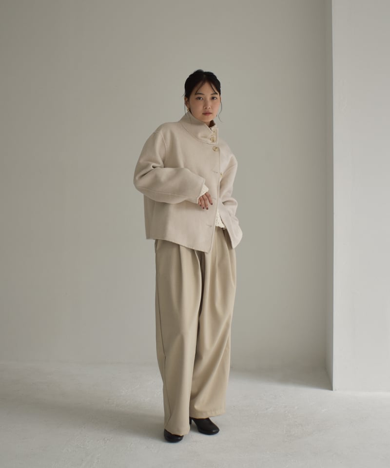 Wool Stand Collar Short Coat ⅽ1911-38 | cizatto