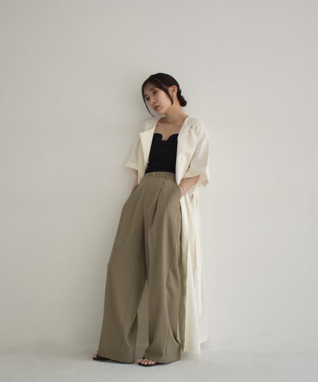【STUDIO ENUL】Linen Gown Dress 400003