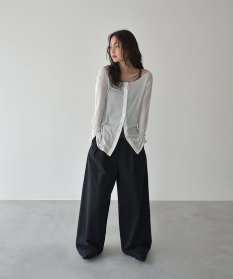 Offshoulder Sheer Cardigan t1911-414