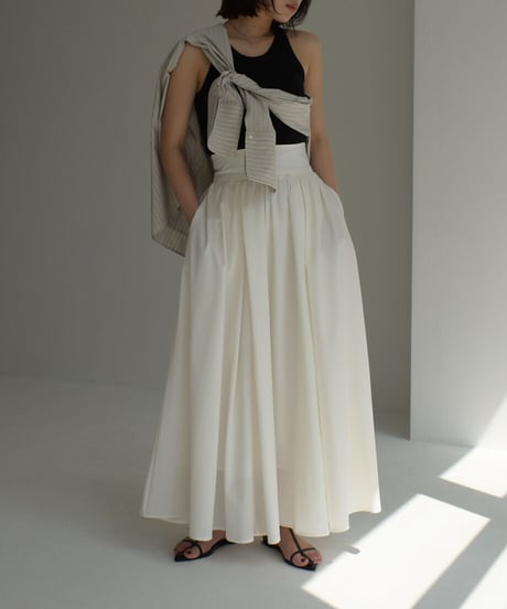 Nylon Flare Skirt bo2000-80