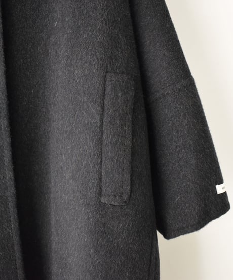 Dolman Sleeve Wool Coat（Charcoal） c1911-64