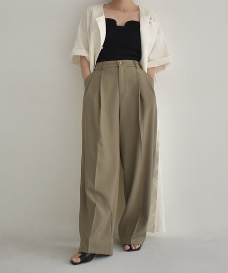 【STUDIO ENUL】Linen Gown Dress 400003