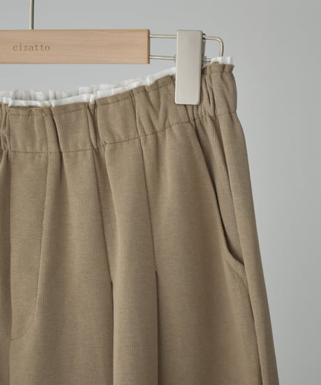 Double Waist Tuck Sweat Pants bo2000-146