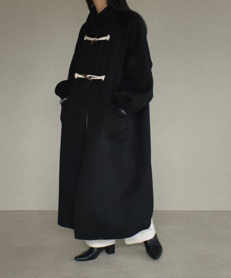 Volume Sleeve Duffel Coat (Black) c1911-24
