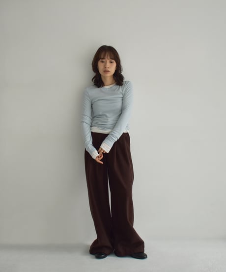 Long sleeve Sheer Tops t1911-444