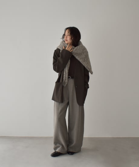 Highwaist Cocoon Silhouette Pants bo2000-178