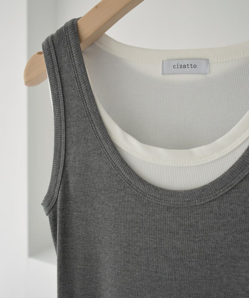 Layered Docking Rib Tunk Onepiece op-0202009553