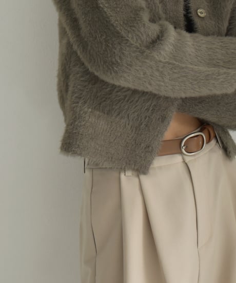 Oval Buckle Leather Belt be1913-100