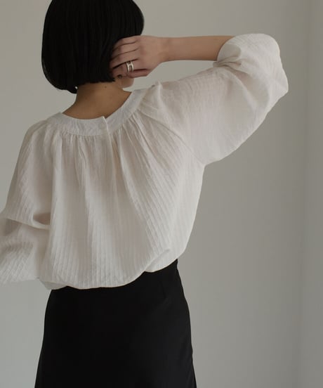 Stripe Sheer Blouse t1911-178