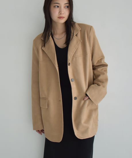 Fake Suede Tailored Jacket t1911-336