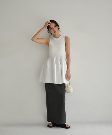 Peplum Knit Tops t1911-401