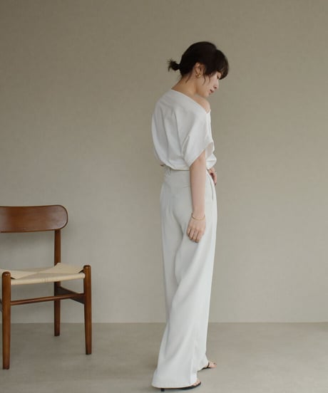 Side Ribbon Pants（Ecru） bo2000-53