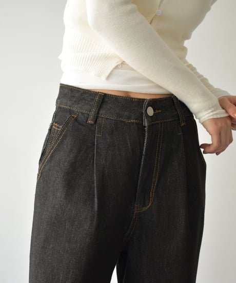 High Waist Tuck Wide Denim bo2000-180