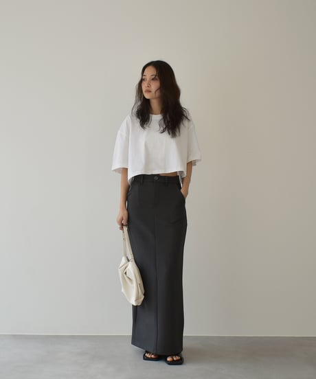 Short Wide Silhouette Tshirt t1911-388