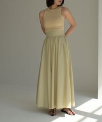 Nylon Flare Skirt bo2000-80