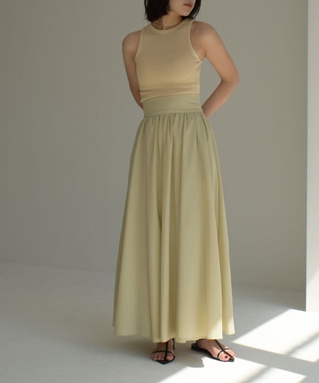 Nylon Flare Skirt bo2000-80