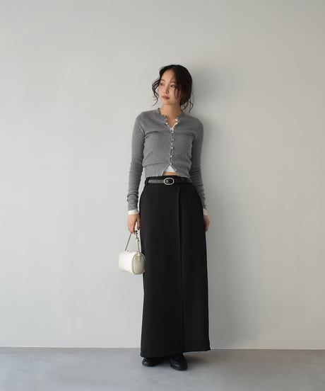 Wrap Long Skirt bo2000-186