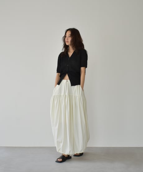 スカート Fringe Cut Jacquard Long Skirt cizatto Fringe Cut Jacquard Long Skirt | cizatto
