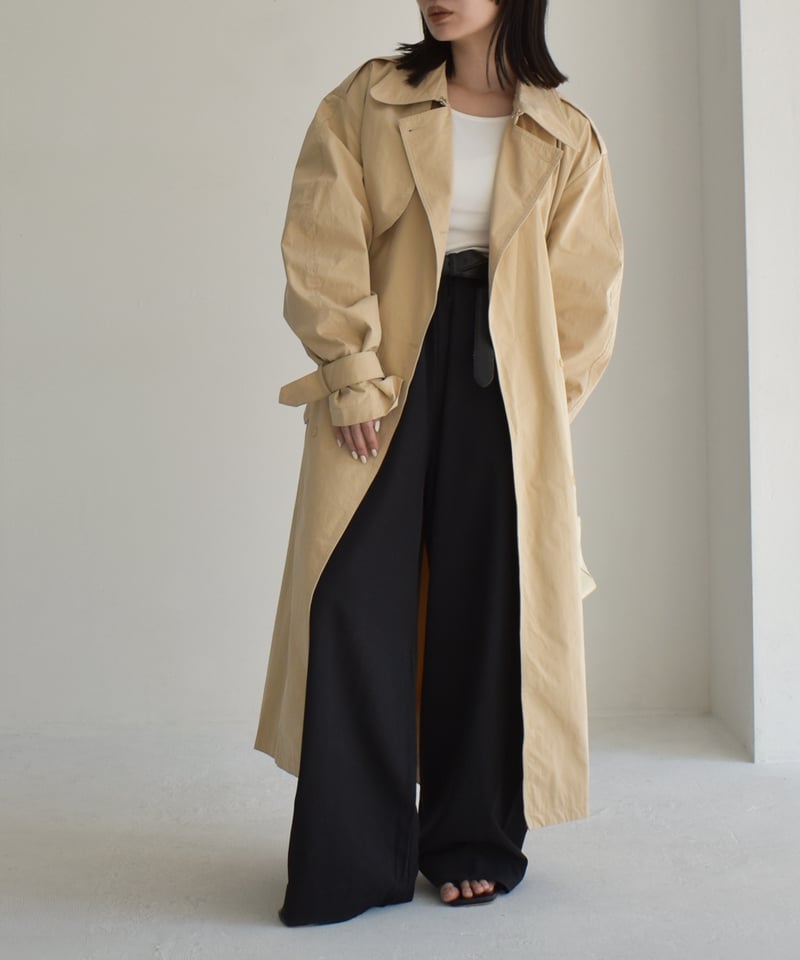 cizatto ロングコート Volume Sleeve Trench Coat c1911-45 | cizatto