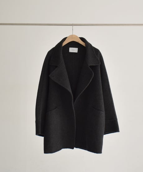 Stand Collar Midi Wool Coat c1911-61