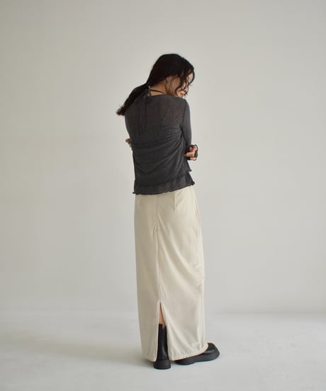 Sheer Layered Long Sleeve t1911-447