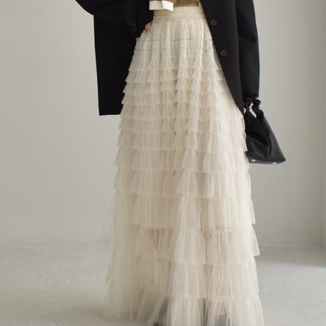 Tiered Tulle Frill Skirt