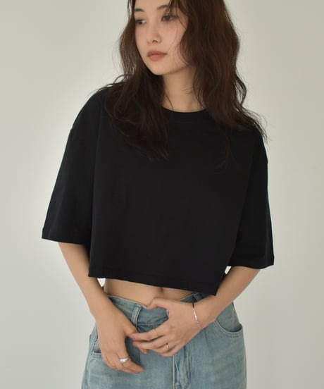 Short Wide Silhouette Tshirt t1911-388